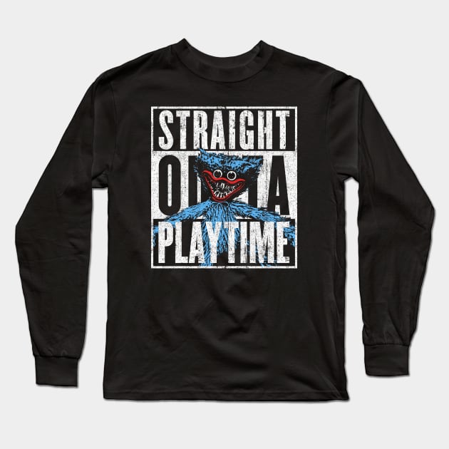 Straight Outta Playtime Long Sleeve T-Shirt by huckblade